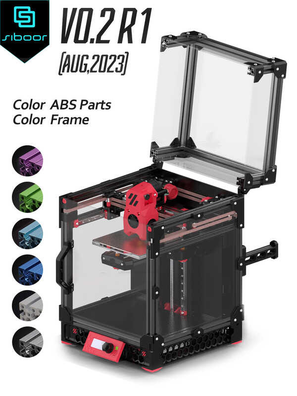 4A4 VORON 0.2 R1 3D Printer Upgraded Stealthburner SIBOOR [Aug,2023 ...