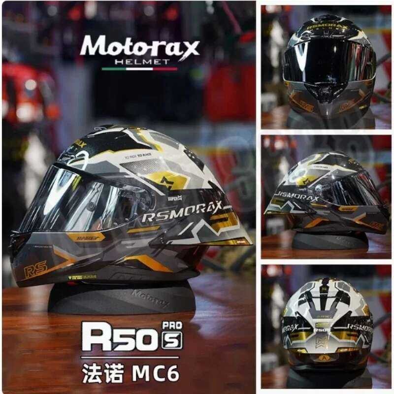 Xj MOTORAX R50 Lahat Ng Season Motorcycle Big Tail Wing Men Women Full ...