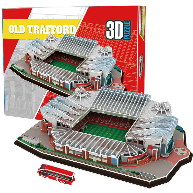 D6 DIY 3D Puzzle Model Game Of Manchester United Old Trafford Football ...