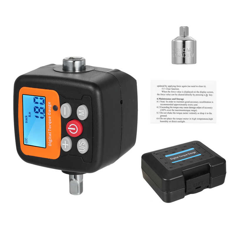 Digital d Torque Meter 10.2-340 N.m Wrench Torque Electronic Torque ...