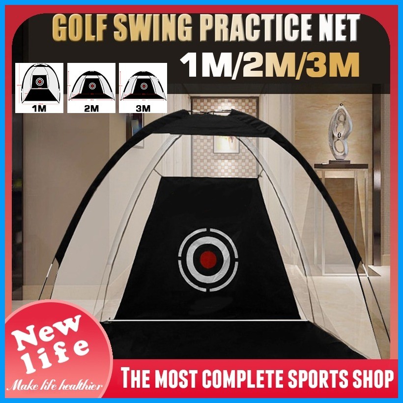 1M/2M/3M Indoor Outdoor Golf Tent Practice Hitting Net Portable ...