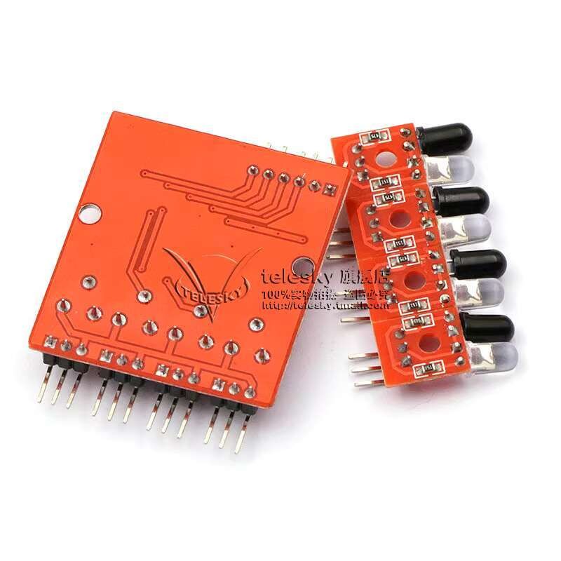 4-channel infrared tracking module, line patrol module, obstacle ...