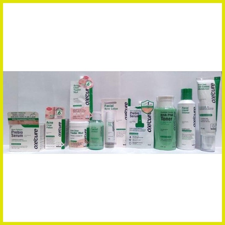 ∈ ☇ Oxecure Acne Clear Powder Mud 5g/Sulfur Soap 100g/50 Body Acne