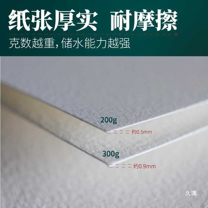 A1 Baohong watercolor paper 300g cotton pulp paper fully opened 4k fine ...