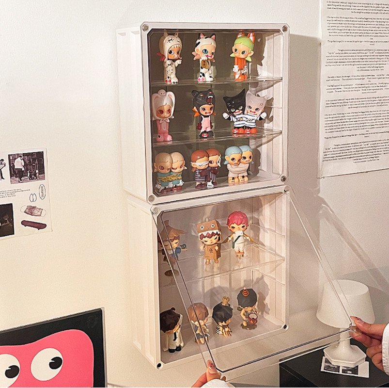 2-3 Layer Popmart Acrylic Display Rack Wall Mounted Display Box Storage ...