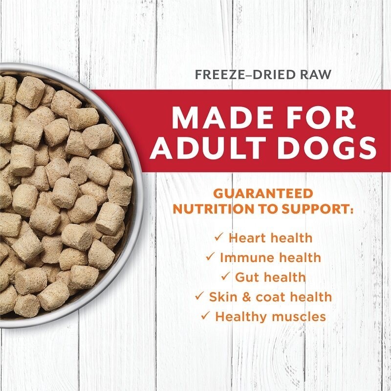 Instinct Dog FreezeDried Food Raw Meals GrassFed Beef Recipe Joint