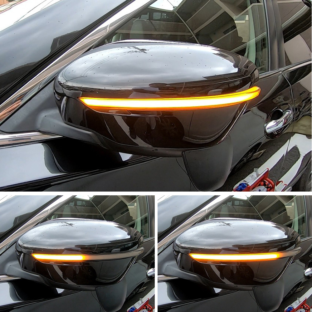 LED Side Mirror Dynamic Turn Signal Sequential Light For Nissan X-Trail ...