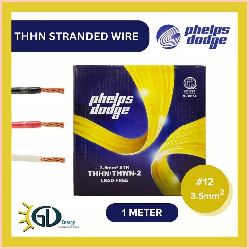 Phelps Dodge Per Meter Straight THHN stranded electrical wire 14/7 2 ...