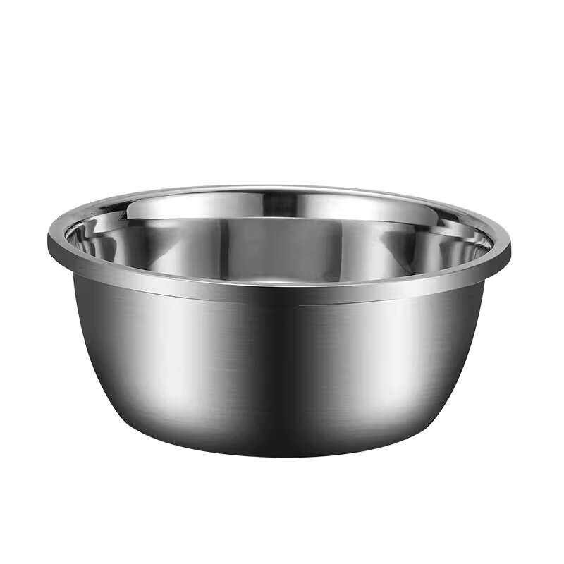 Stainless steel with lid, thickened for household vegetable rice ...