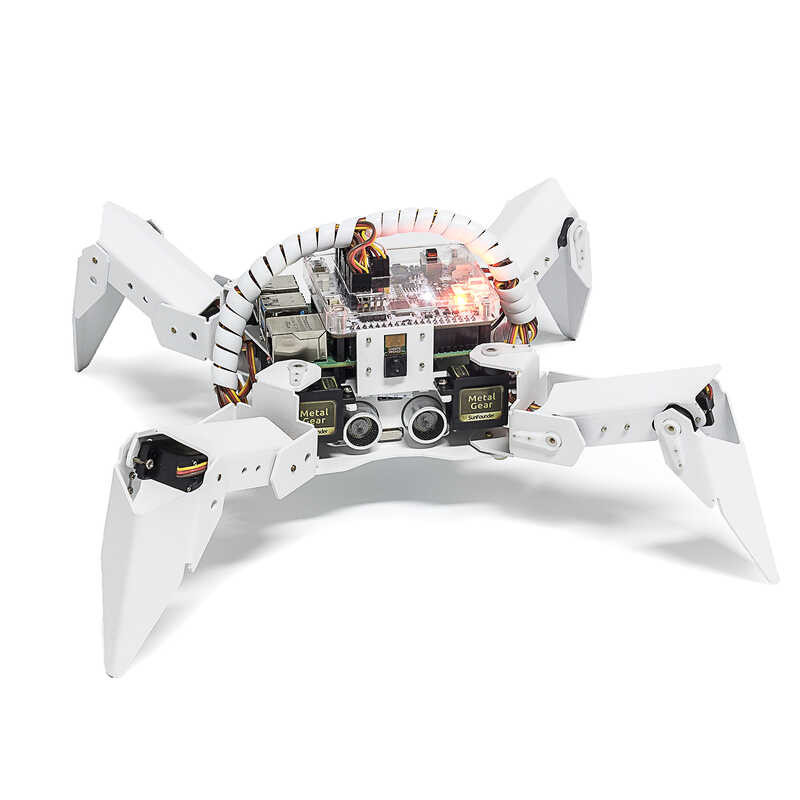 222 7F1 CC Sunfounder Picrawler AI Robot Kit For Raspberry Pi, DIY ...