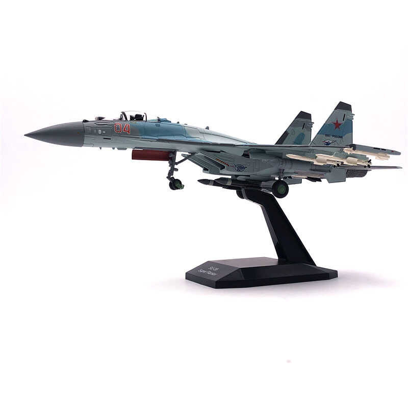 JASON TUTU 1/100 Scale Su35 Alloy Russian Fighter Su-35 Aircraft Model ...