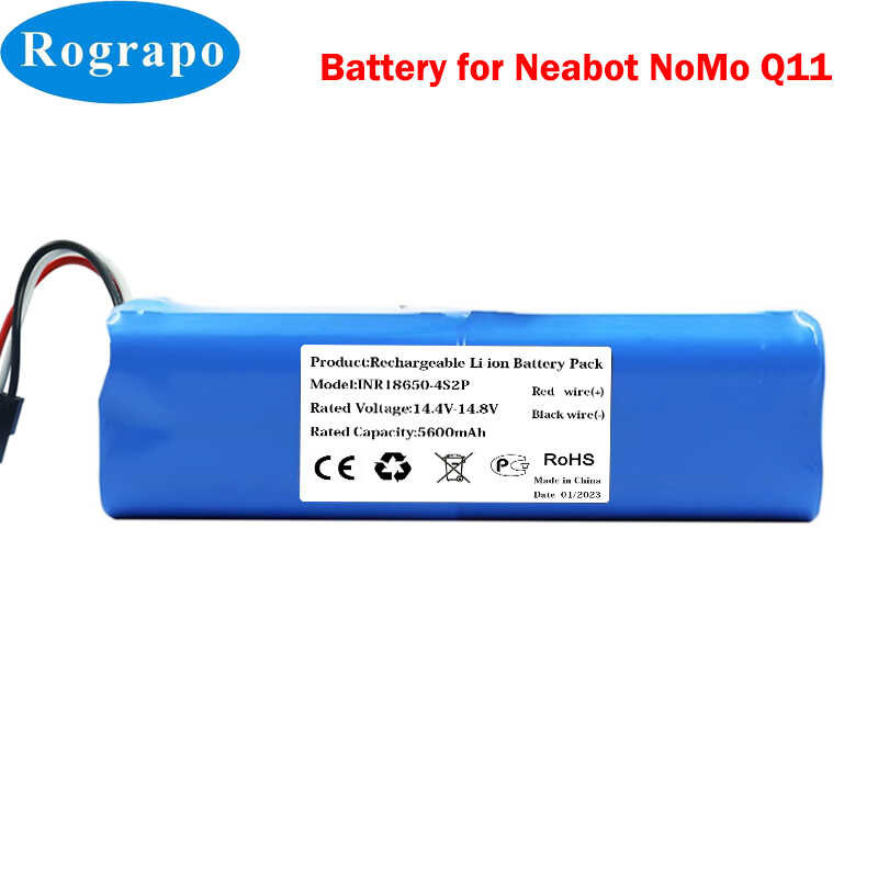5600Mah Aspirapolvere Batteria per Neabot N2, Nomo N1 Plus, Nomo Q11