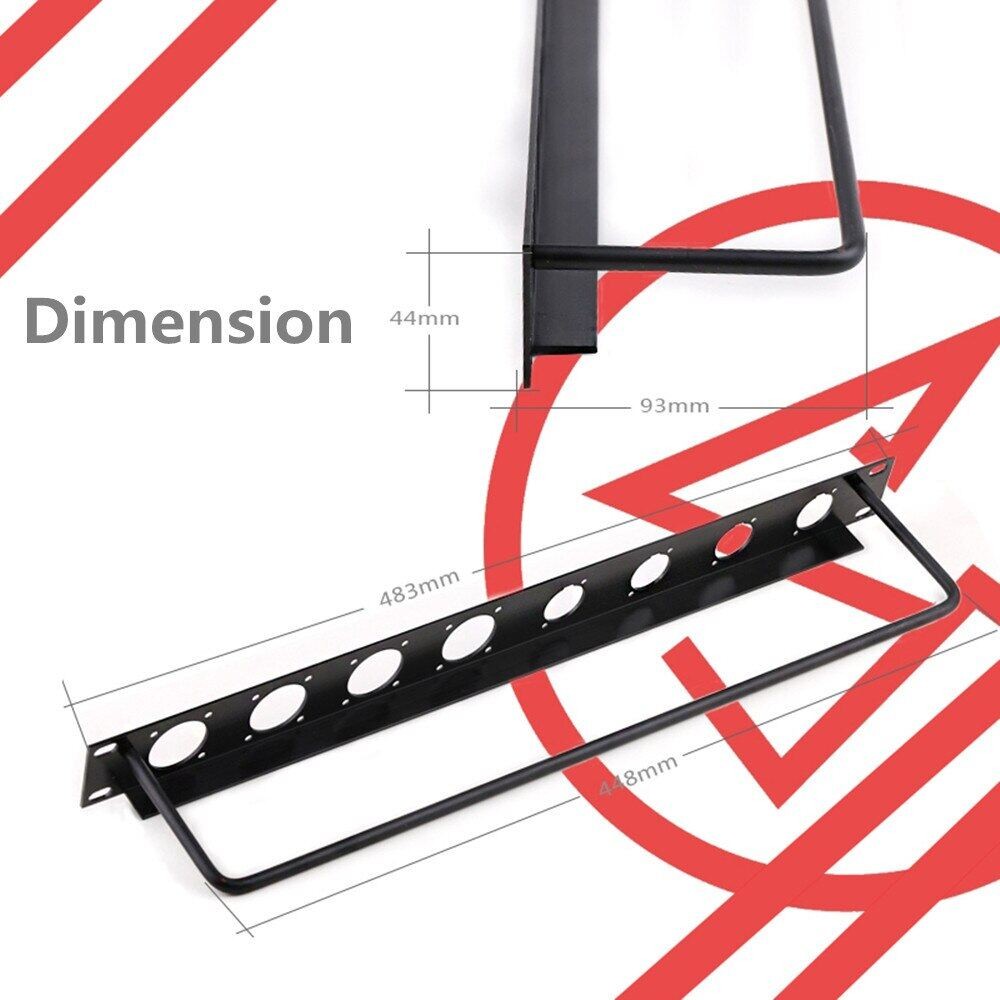 Rack Patch Panel 4 8 12 16 Way Channel 1U Flight Case Mount For XLR ...