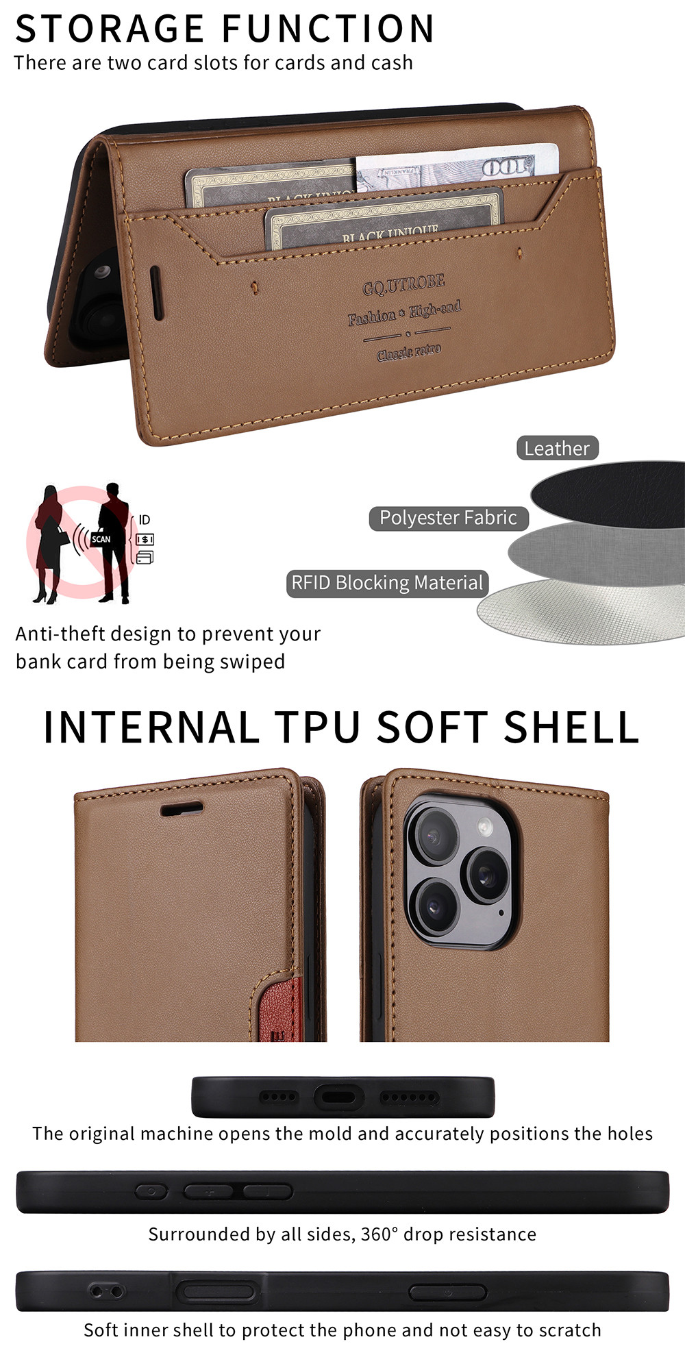 Flip Case for Redmi Note 14 13 Pro+ 12 Pro Plus 5G 14C 13C 12C 11 11S ...