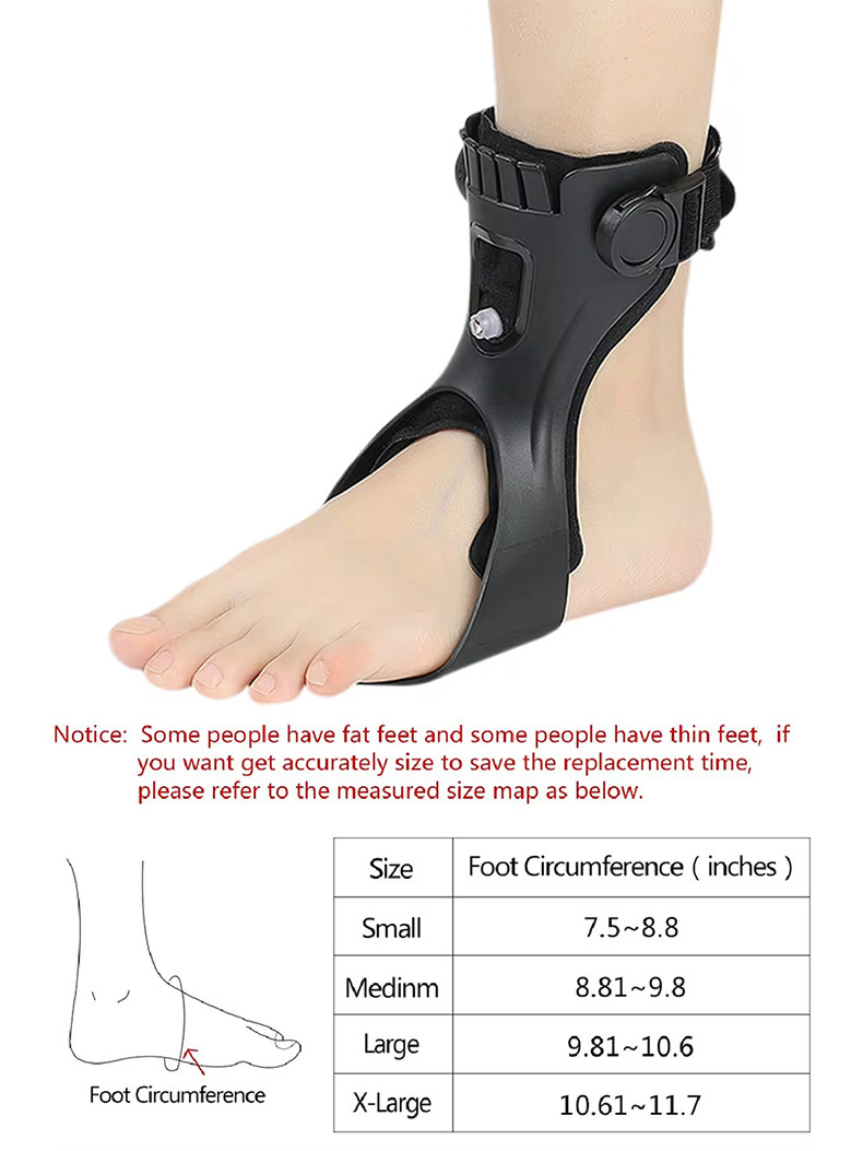 Drop Foot Brace Orthosis Drop Foot Ankle Support with Comfortable ...