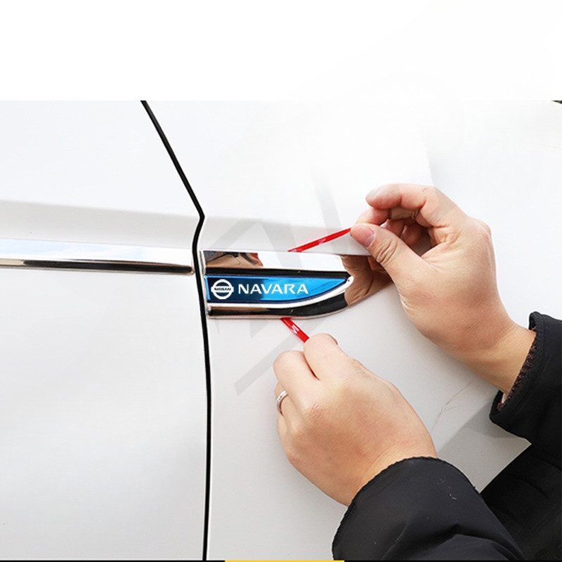 Nissan Navara Car Stainless Steel Car Door Fender 3D Metal Side Logo ...