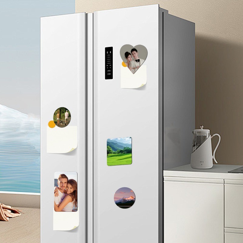 Personalized Heat Transfer Sublimation Fridge Magnets Creative DIY Soft ...