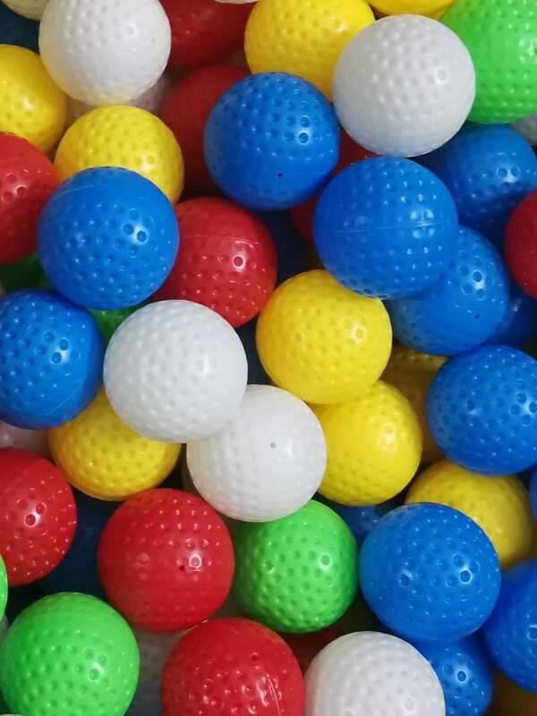 Young golf game HDPE hollow plastic hard shell plastic ejection ball ...