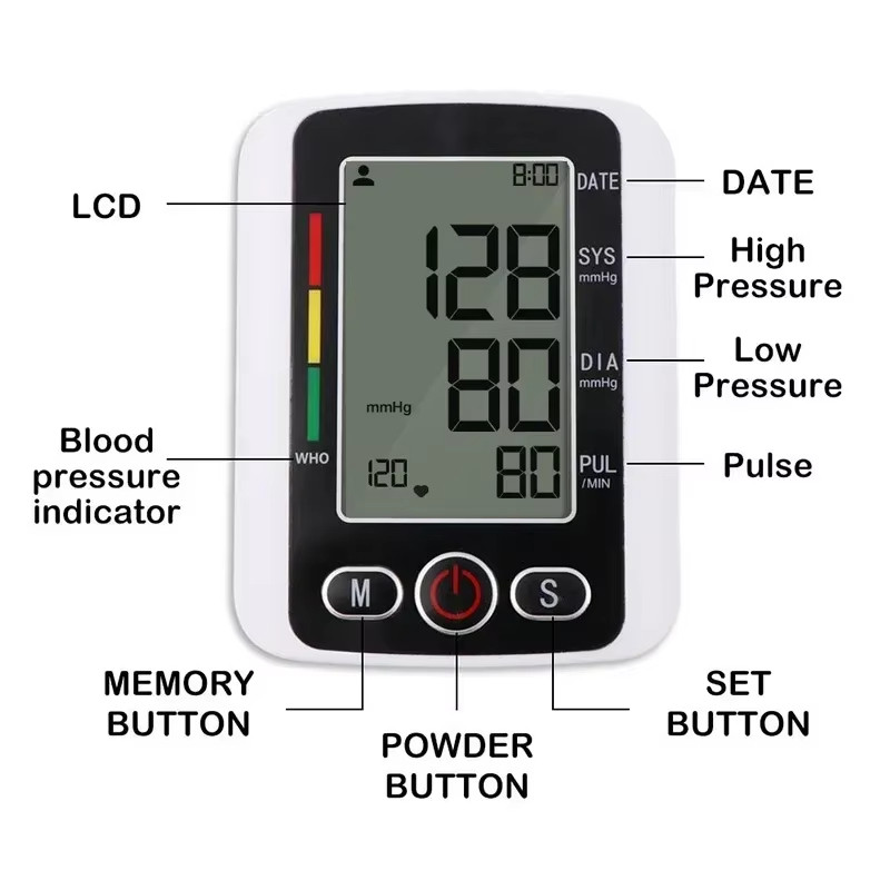 Monitor Sphygmomanometer Pressure HighQuality Blood ABX Digital Arm