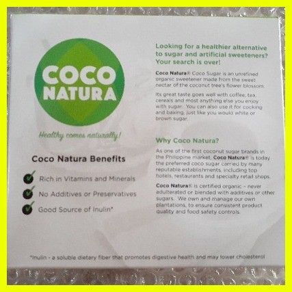 ۩ ๑ Coco Natura Organic Coco Sugar Box (50 sachets) & Coco Sugar 1kg.(w ...
