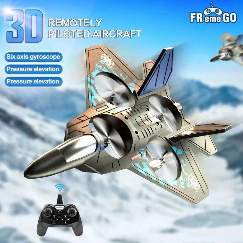 L0712 RC Remote Control Airplane 2.4G Gravity Sensing RC Glider One Key ...