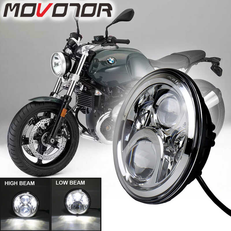 Round b 7 inch Led Headlight for Nine T 2014-2018 1 | Shopee Philippines