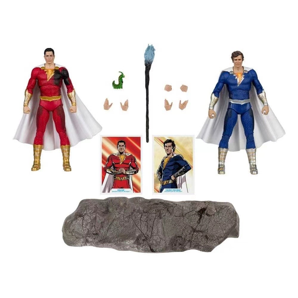 Mcfarlane DC Multiverse Shazam & Freddie Freeman 2Pk 7'' Action Figures ...