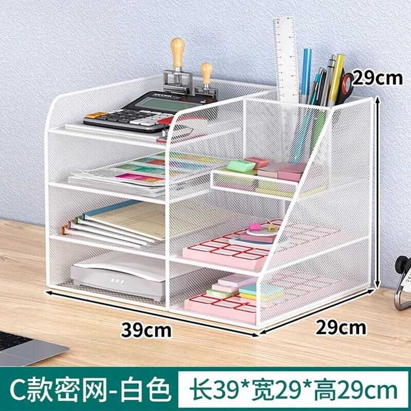 File multi-layer in office, archive rack, bookshelf, vertical desktop ...