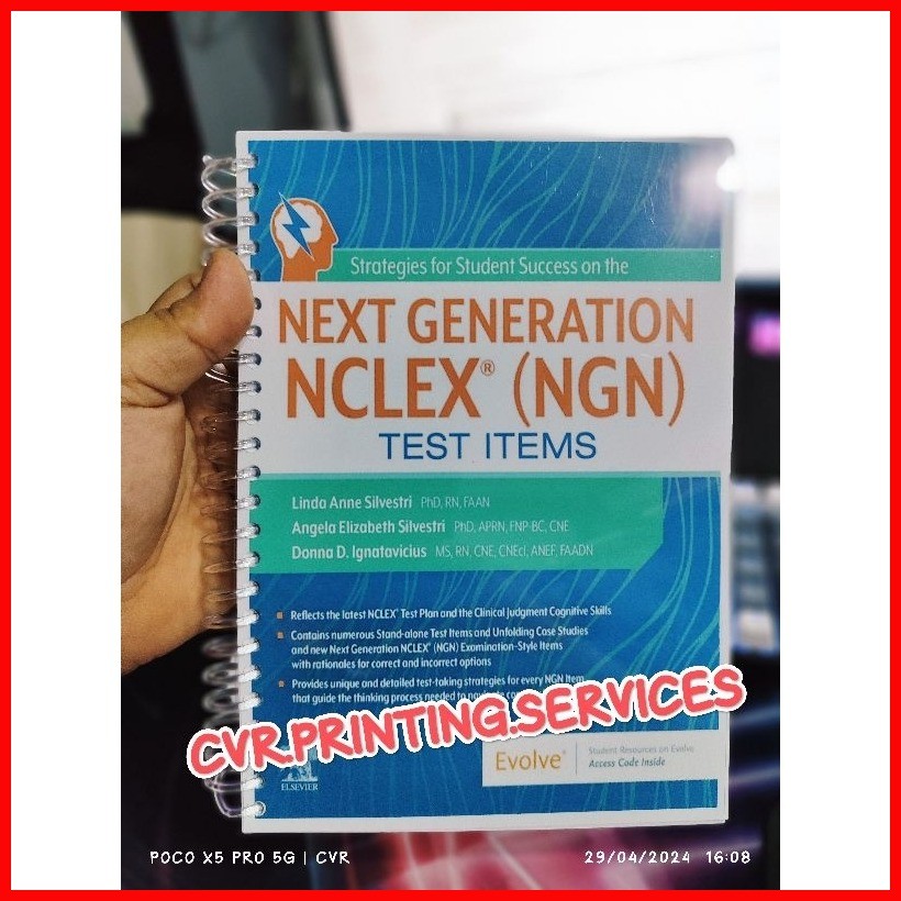 Next Generation NCLEX NGN Test Items 80GSM NCLEX REVIEWER 