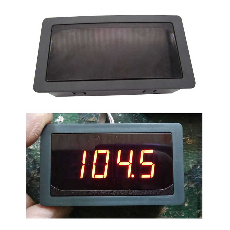 Digital ABS plastic instrument Plastic shell LED display panel Voltage ...