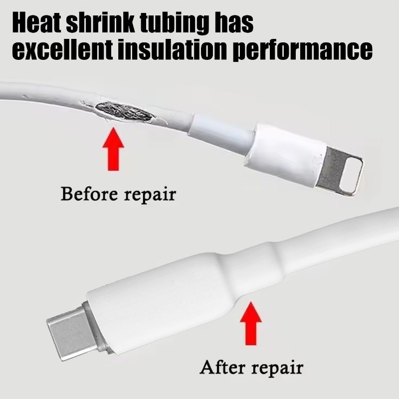Heat Shrink Tubing 3:1 Shrink Ratio for Cable Repair, 20/40/60PCS Data ...