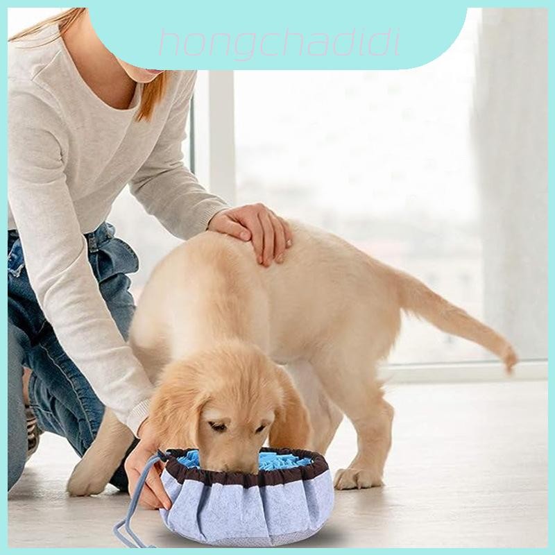 Dog Feeding Snuffle Mat Large Felt Anti-choke Pet Toy In Fluorescent ...