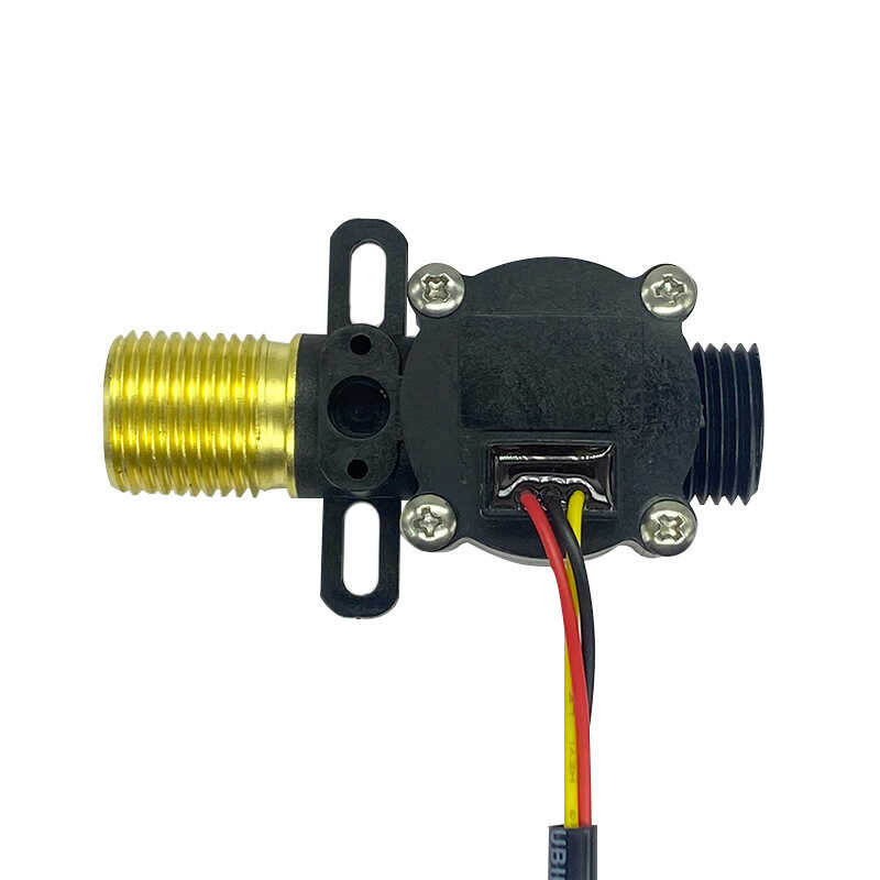 Copper 4-point Hall water flow sensor instant water heater pulse signal ...