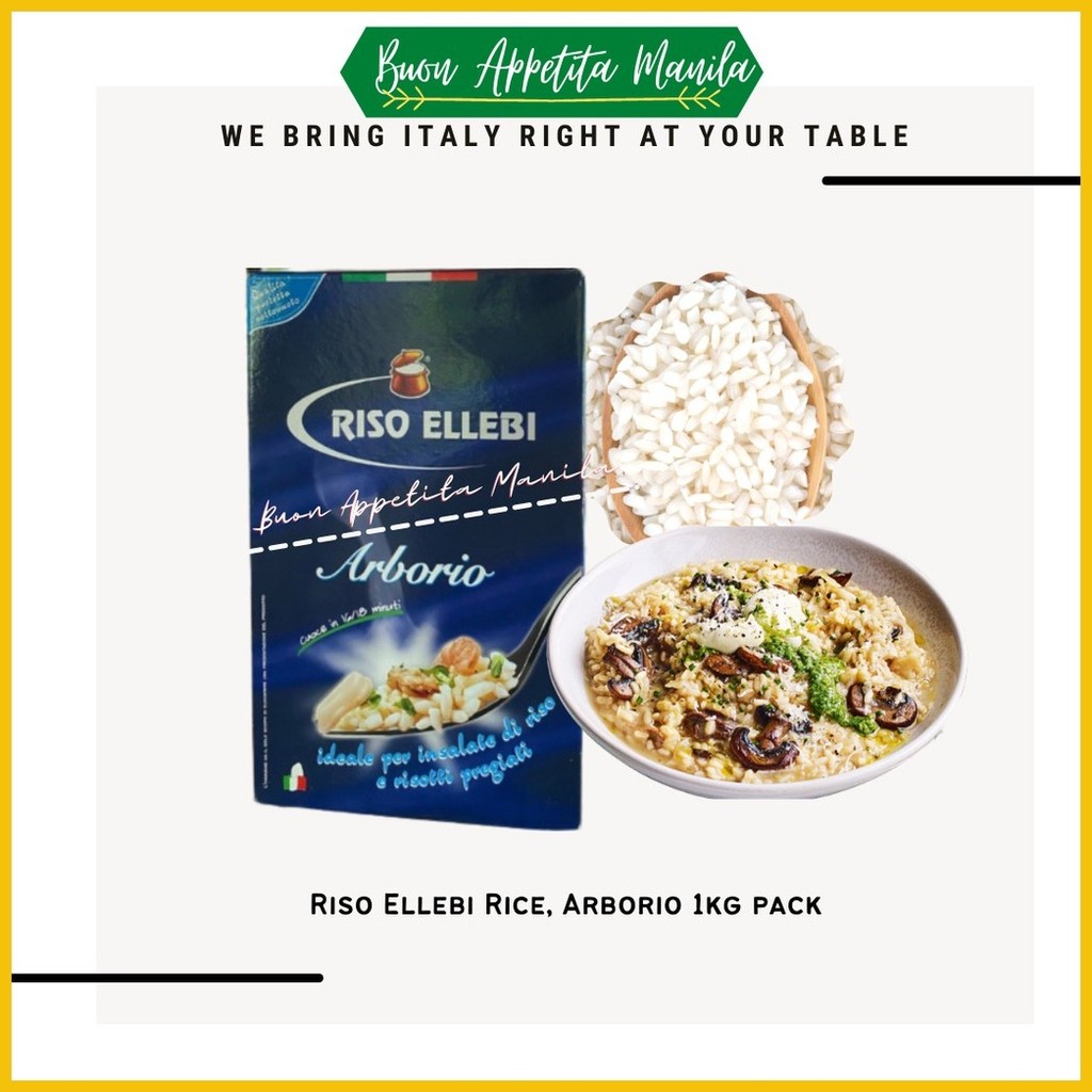 ♨ Riso Ellebi Rice, Arborio 1 kg pack | Shopee Philippines