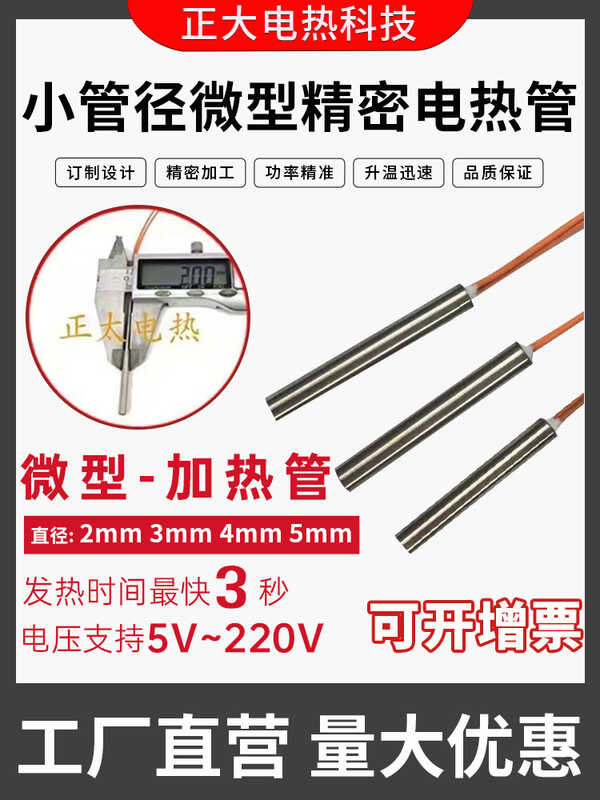 Micro 2 3 4 mm ultra-pinong 5V12V24V110V electric maliit na power ...