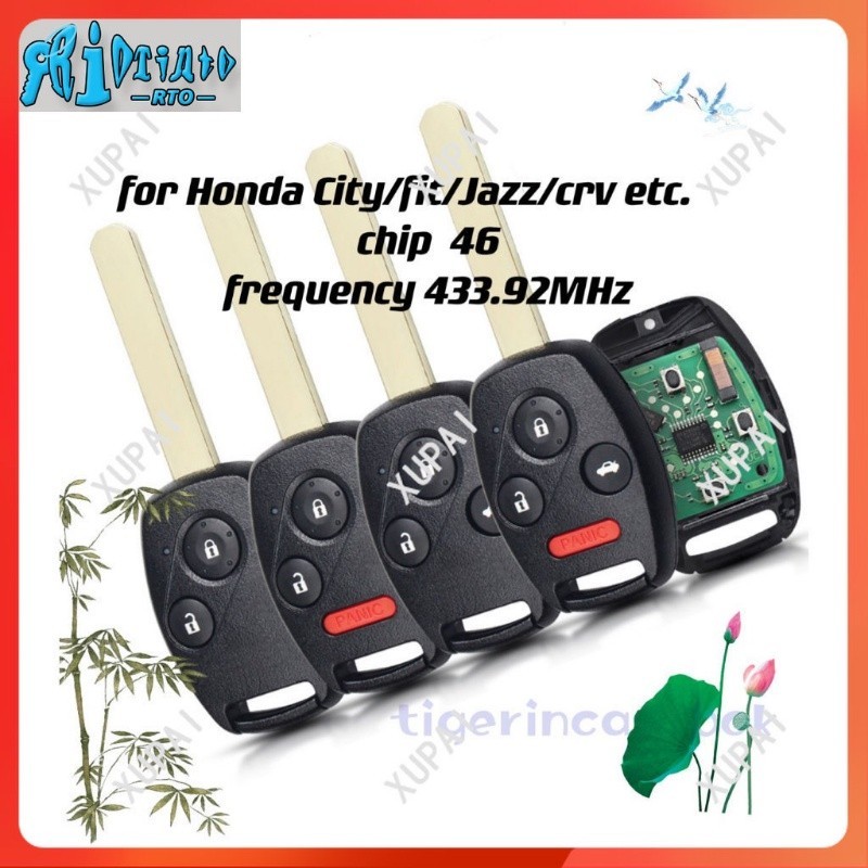 RTO HONDA remote control key(frequency 433.92 MHz;ignition chip 46) for ...