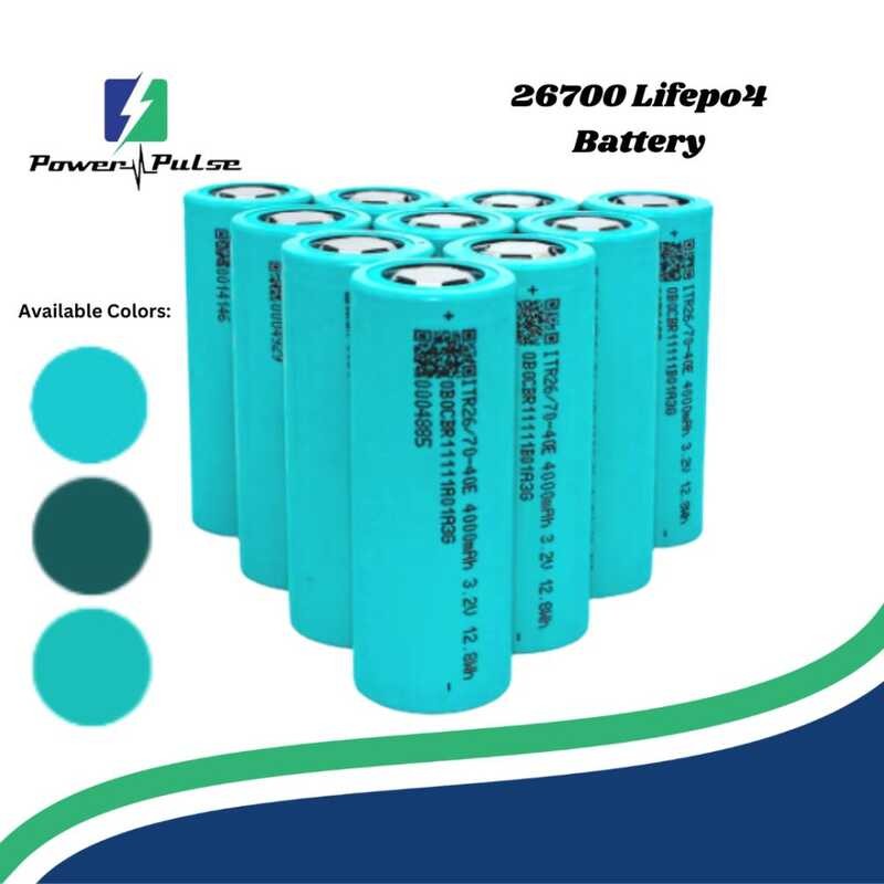 26700 Lifepo4 3.2V Battery 4000Mah 500Mah Rechargeable Cell Long Life ...