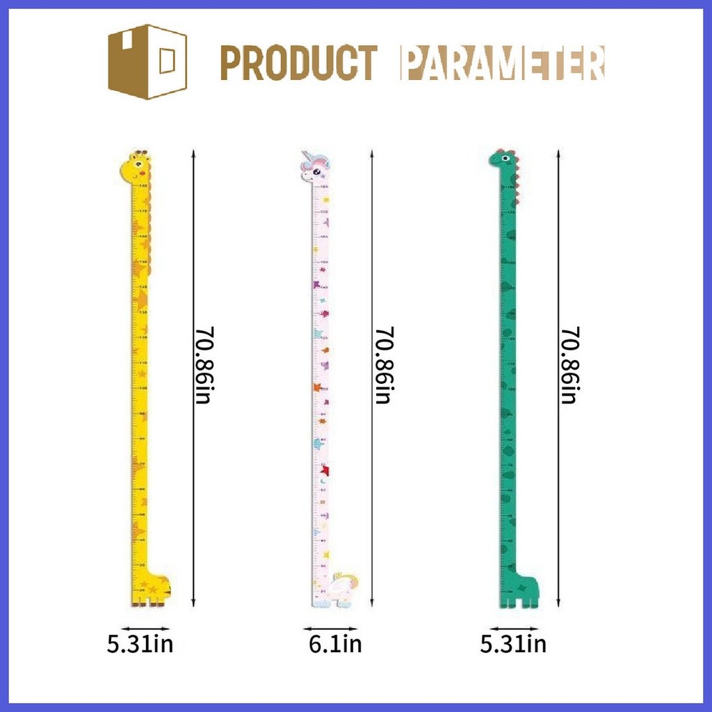 ன ∇ EVA/PVC Height Chart Kids Height Measure Wall Stickers Height ...