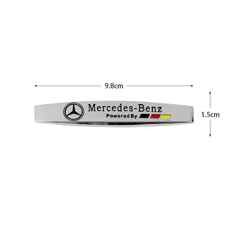 Brabus Fender ELEGANCE Car Emblem Stickers BLUE EFFICIENCY BRABUS ...