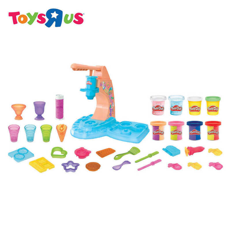 LY Play-Doh Kitchen Creations Twirl N' Serve Ice Cream Playset | Shopee ...