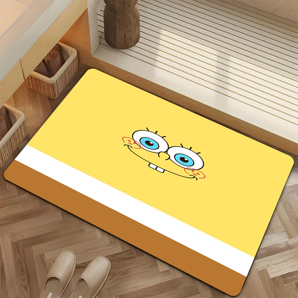 1pc SpongeBob Bathroom Mat Diatomite Mat Kitchen Rug Non Slip Bath Mat ...