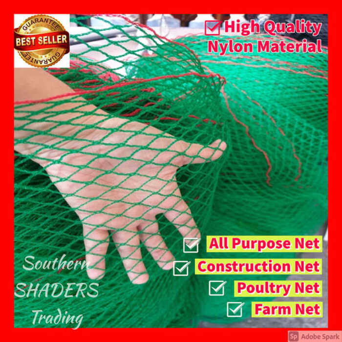 CHICKEN 10Ft X 9 Meters/ HH CONSTRUCTION SHADING NIPA GARDEN NYLON ...