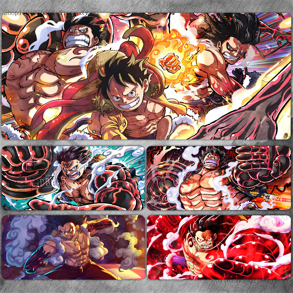Anime One Piece Monkey D Luffy Gear 4 Mousepad Desk Pad Gaming ...