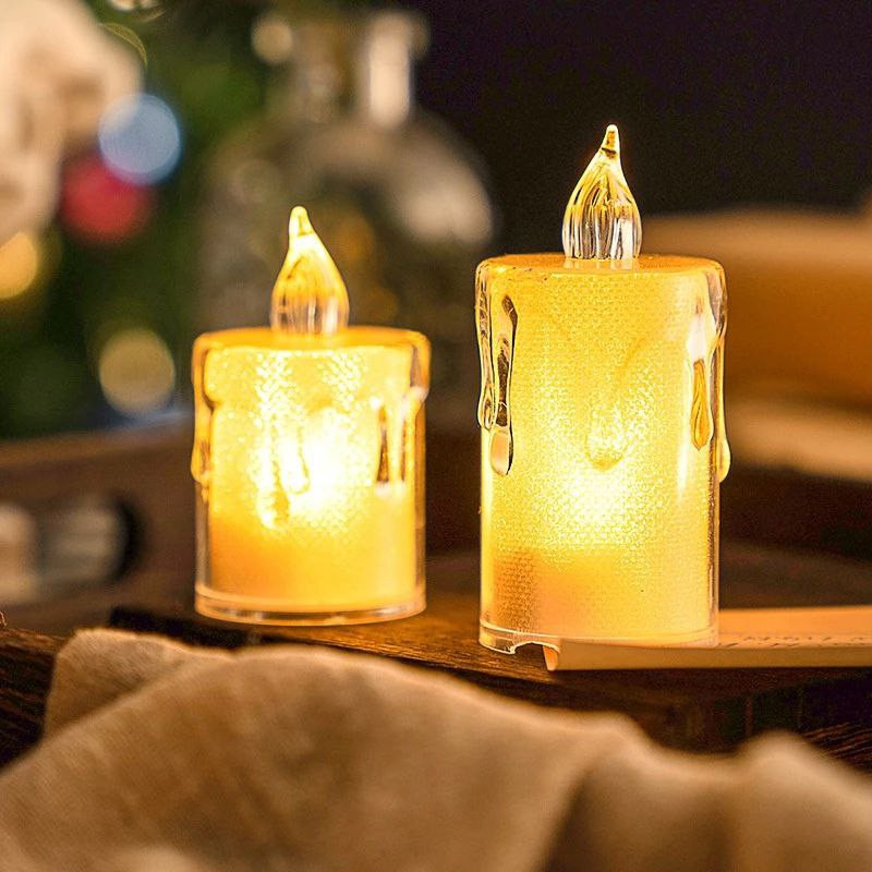 Electronic candle lights romantic LED proposal props ceremonial sense ...