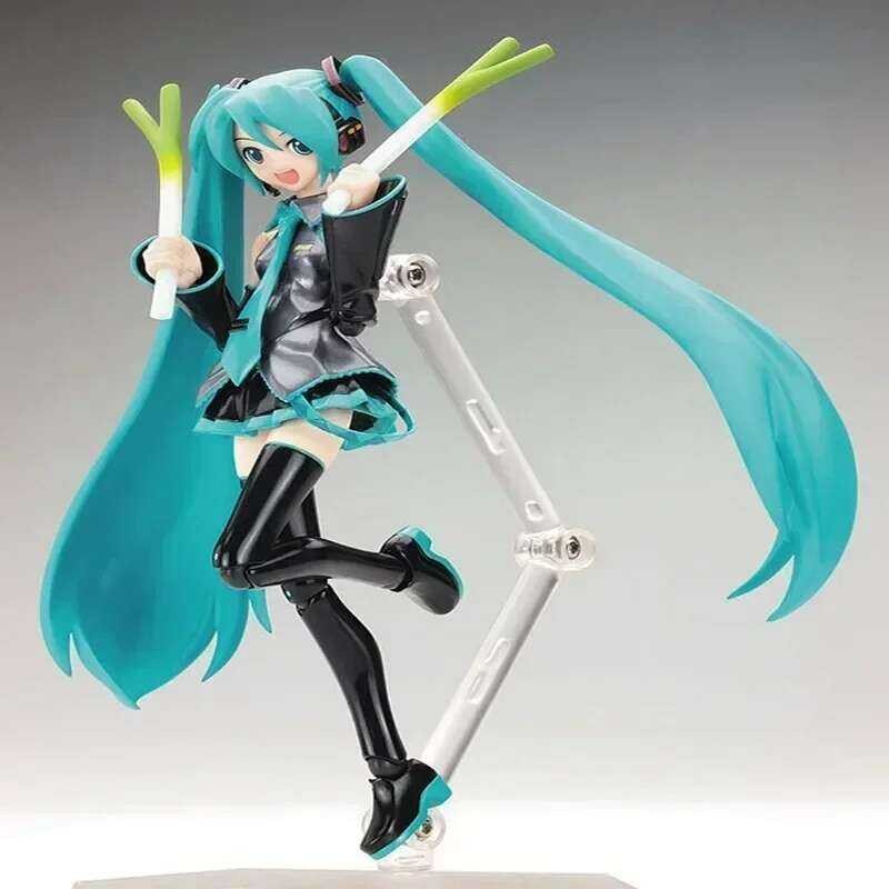 15Cm Hatsune Miku Anime Figure Figma 014 Standing Posture Manga Statue ...