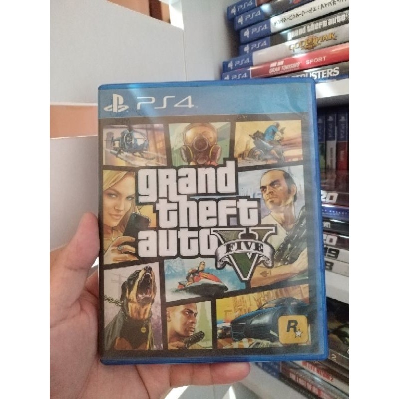Grand Theft Auto With Physical Map GTA V PS4 Game Used Preloved 2nd Sg 11134202 7reob