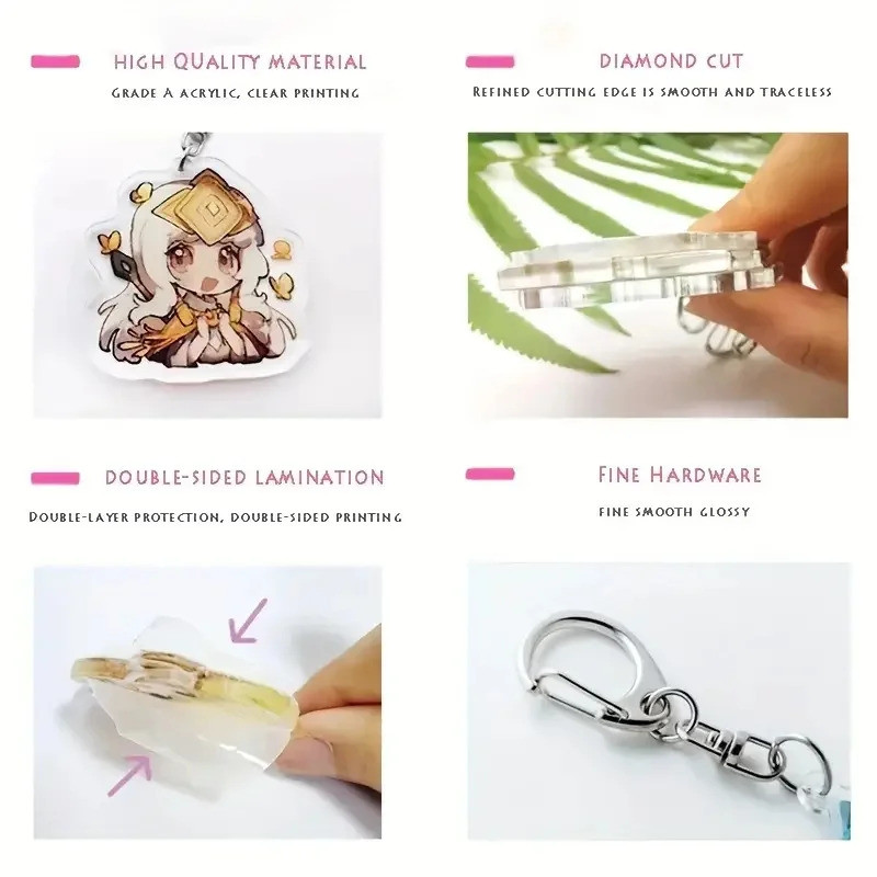 Cute Cartoon Bfb Fourx Keychain for Accessories Bag Key Chain Ring ...
