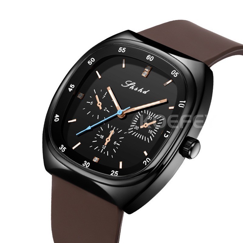 Cute Silicone Rubber Quartz Movement Waterproof Watches