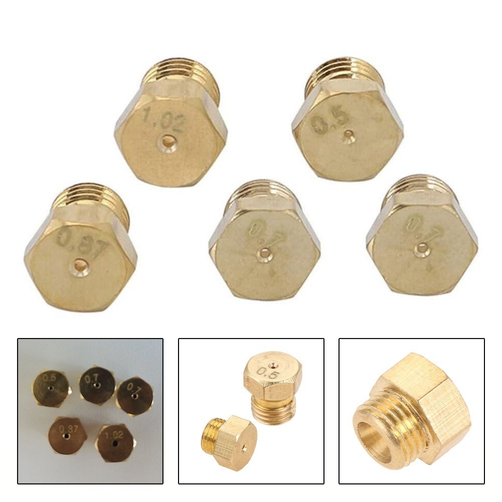 Joylife5pcs LPG Gas Jet Set Burner Gas Hob LPG Conversion Kit Nozzles
