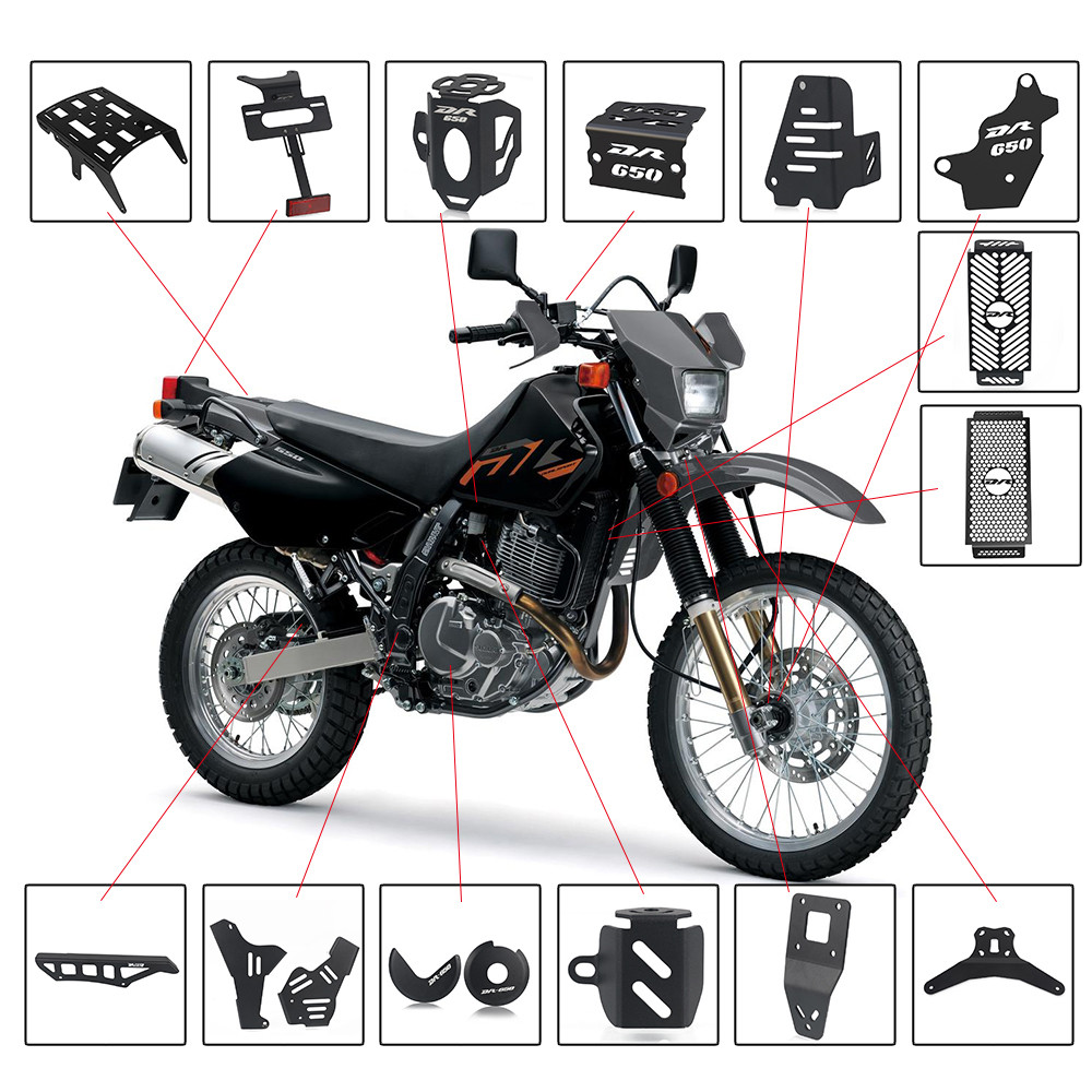 FOR 6 SUZUKI DR650 DR650S DR650SE DR 650 S E 1996-2024 2023 Motorcycle ...